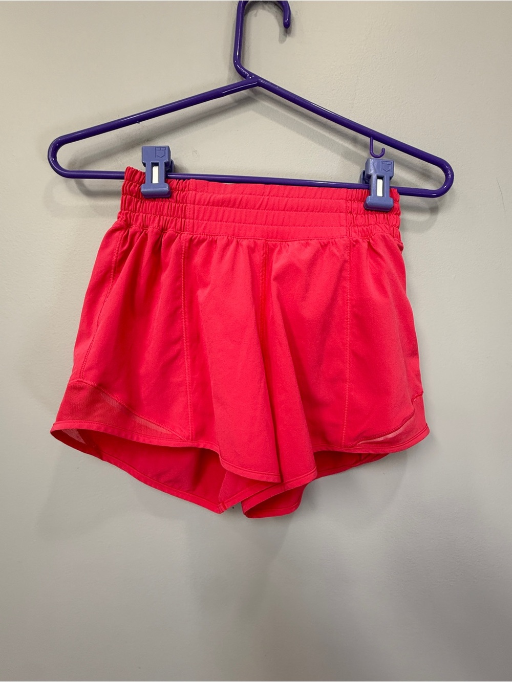 lululemon athletica Neon Pink Athletic Skort Shorts